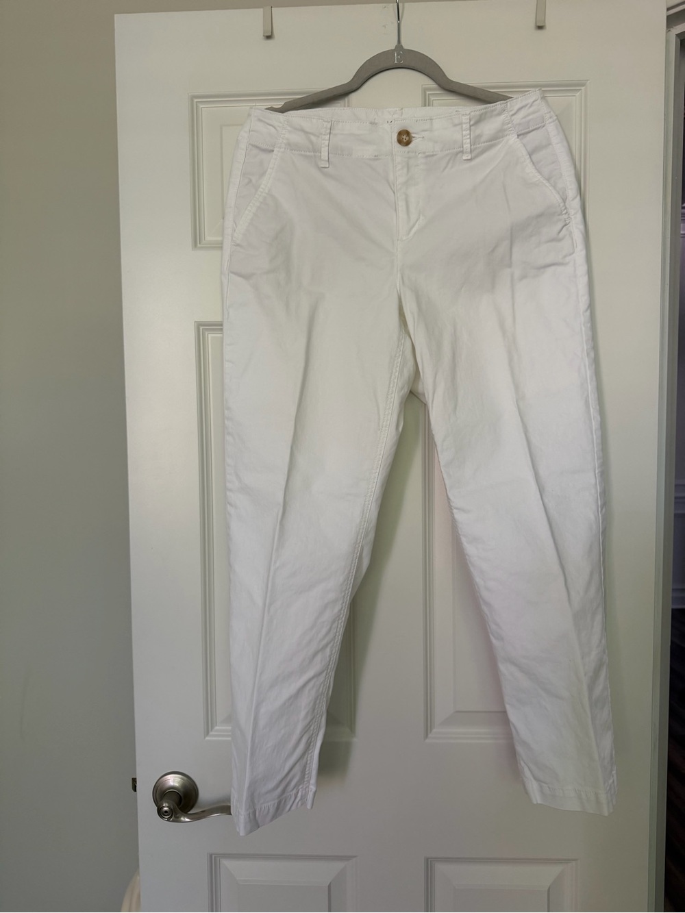 LOFT The Monroe Slim White Women’s Pants Size 8 Curvy
